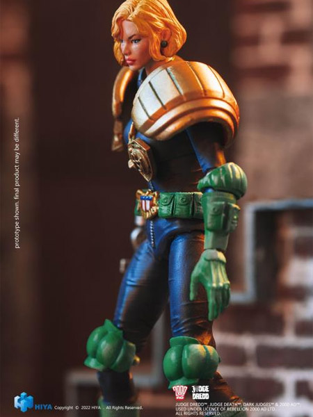 Hiya Toys 2000 AD Judge Anderson 18th Scale Action Figure
